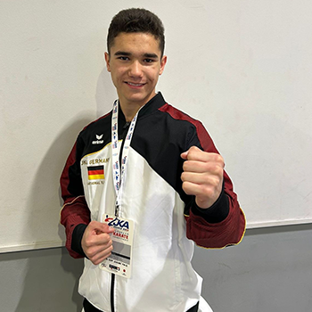 Bild von Haydari Mehdi bei der Karate Europameisterschaft in Prag