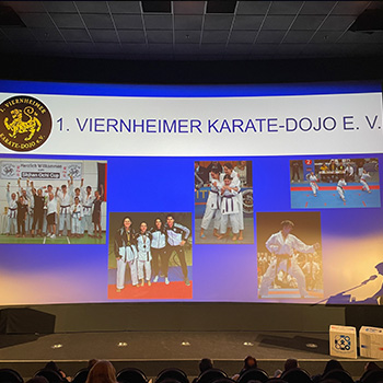 Bild der Sportlerehhrung 2024 der Stad Vierneim