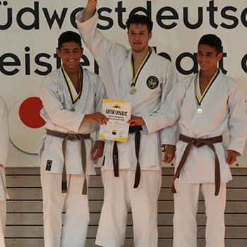 Kata Team Mehdi Haydari, Koby Wilke und Nael Haydari