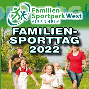 Voransicht des Flyers zum Familiensporttag 2022 in Viernheim